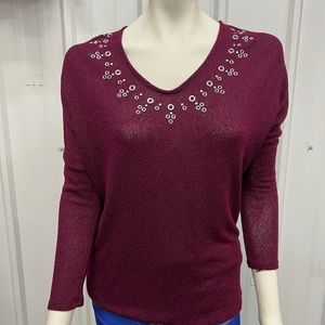 Charlotte Russe Maroon Sweater